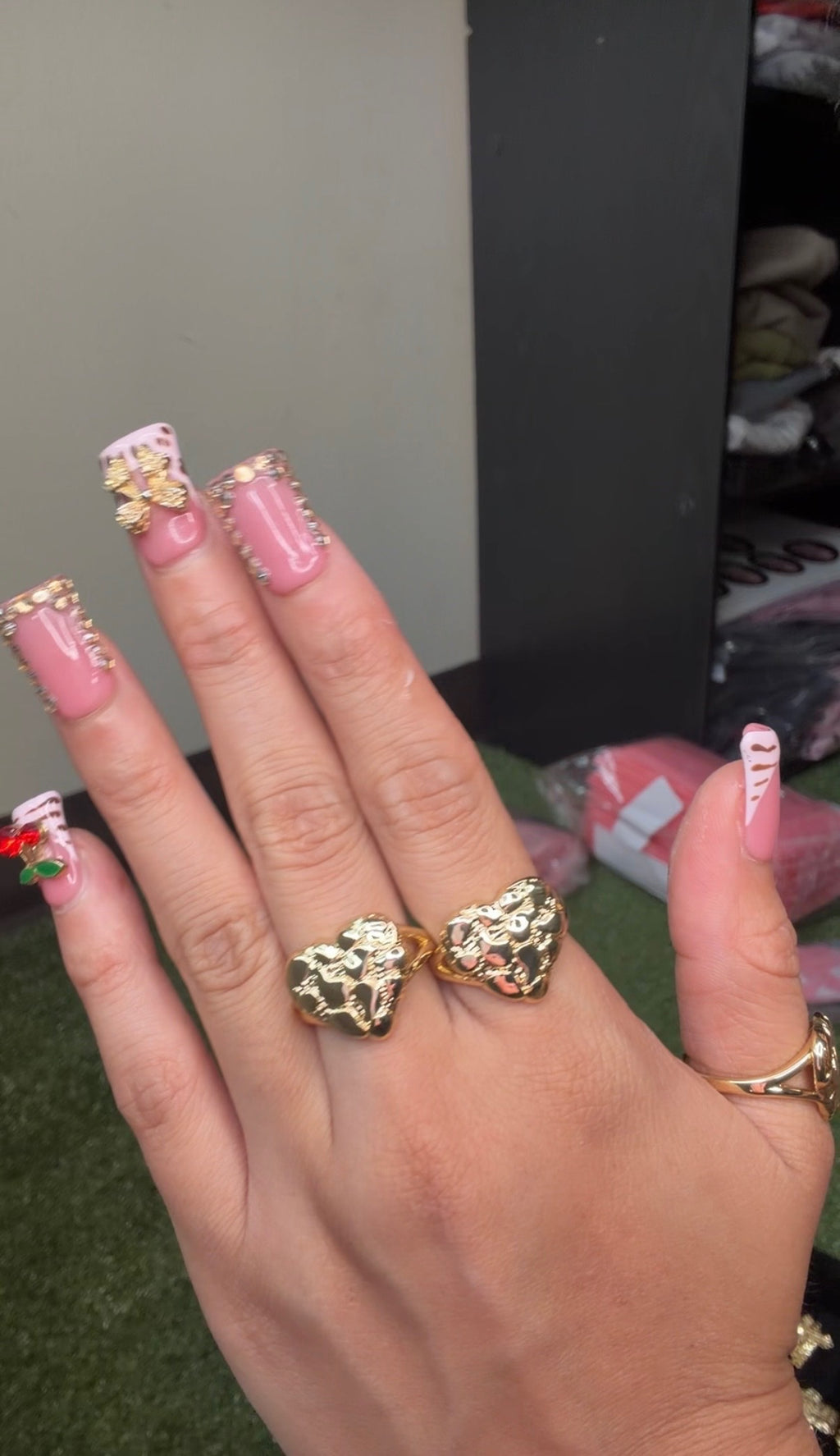 Nugget Heart Ring