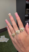 Heart Shaped Zirconia Ring