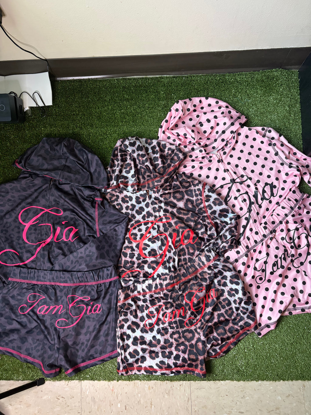 Pink Polka Dot Gia Set