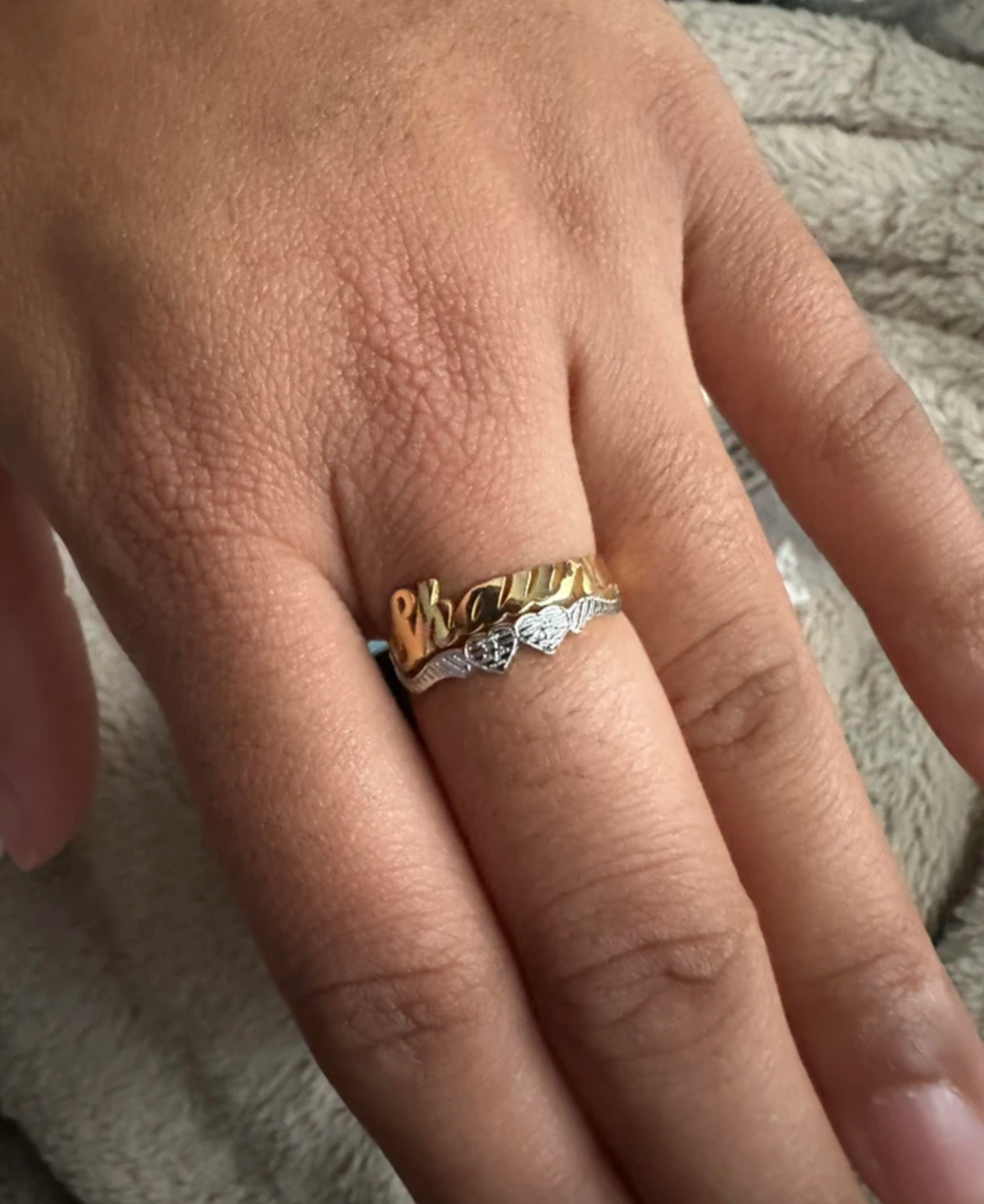 Custom Name Ring